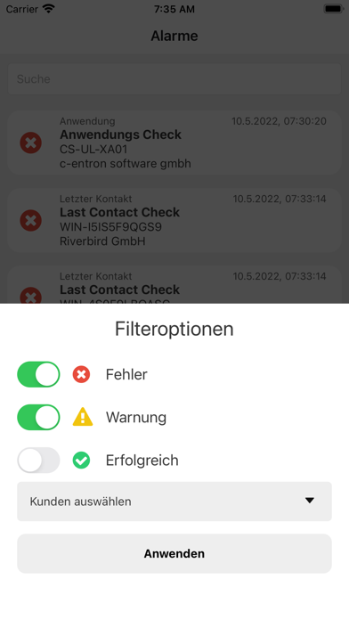 RiverSuite Mobile Screenshot