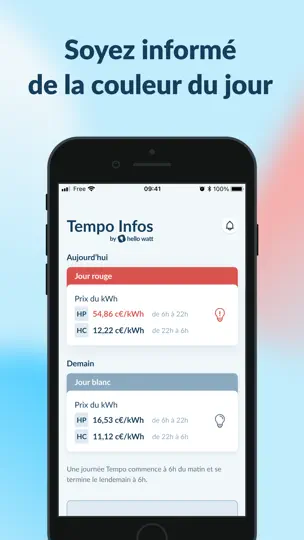 Capture d'écran de Tempo Infos Couleur Du Jour sur iPhone 1