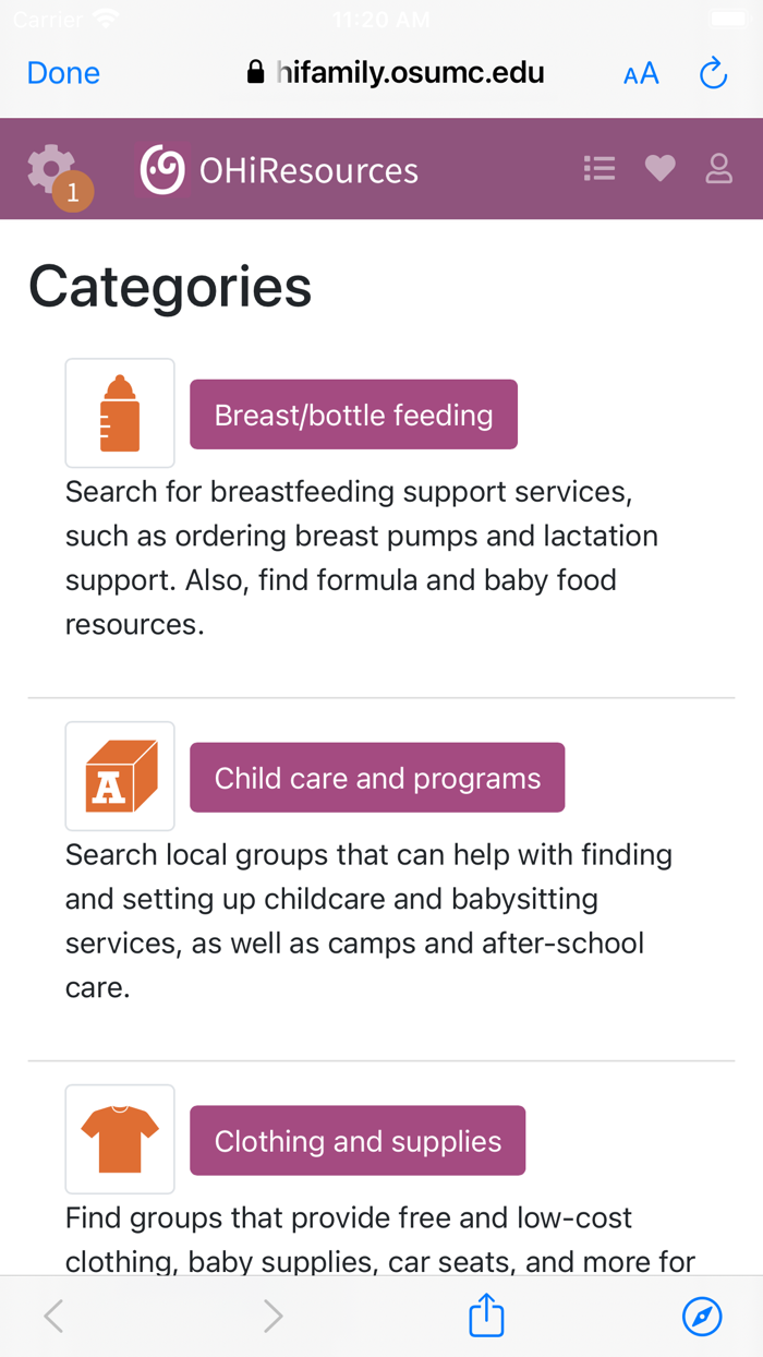 OHiFamily Care and Resources