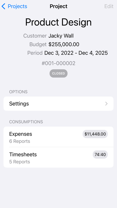 Expense Report Center Screenshot
