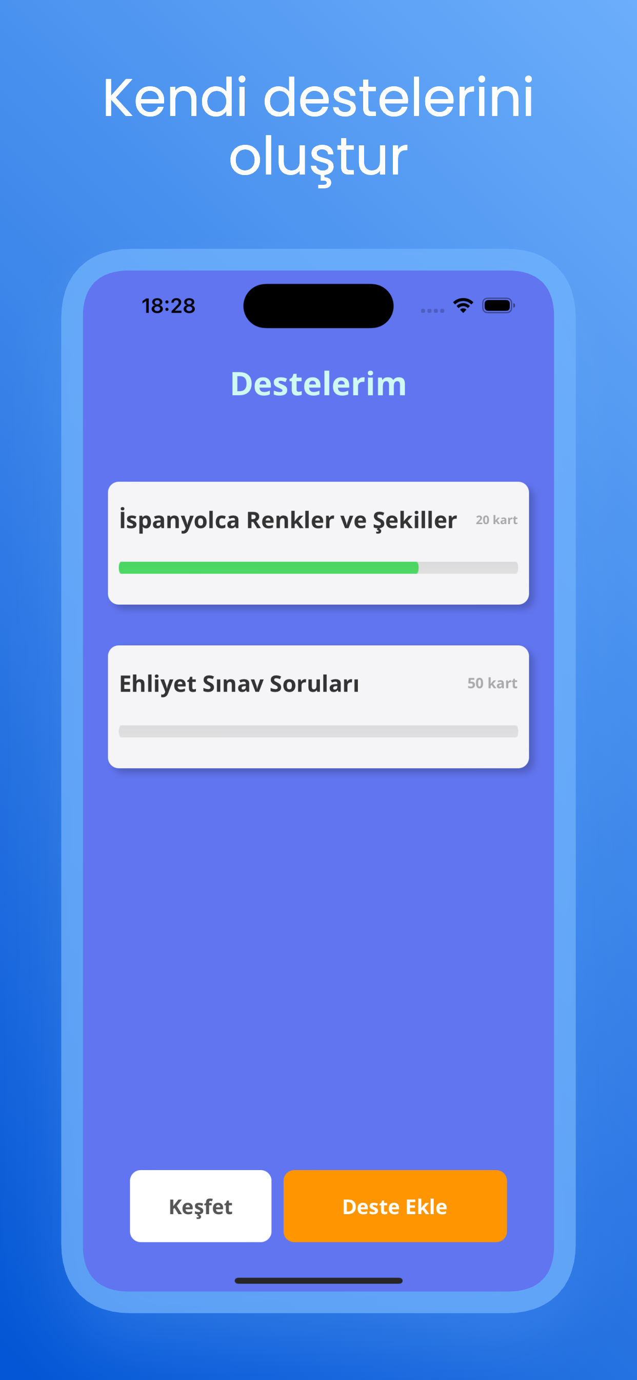 YDS: Öğrenci Kartları ve Sınav
