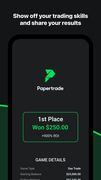 Papertrade Fantasy Stocks Screenshot