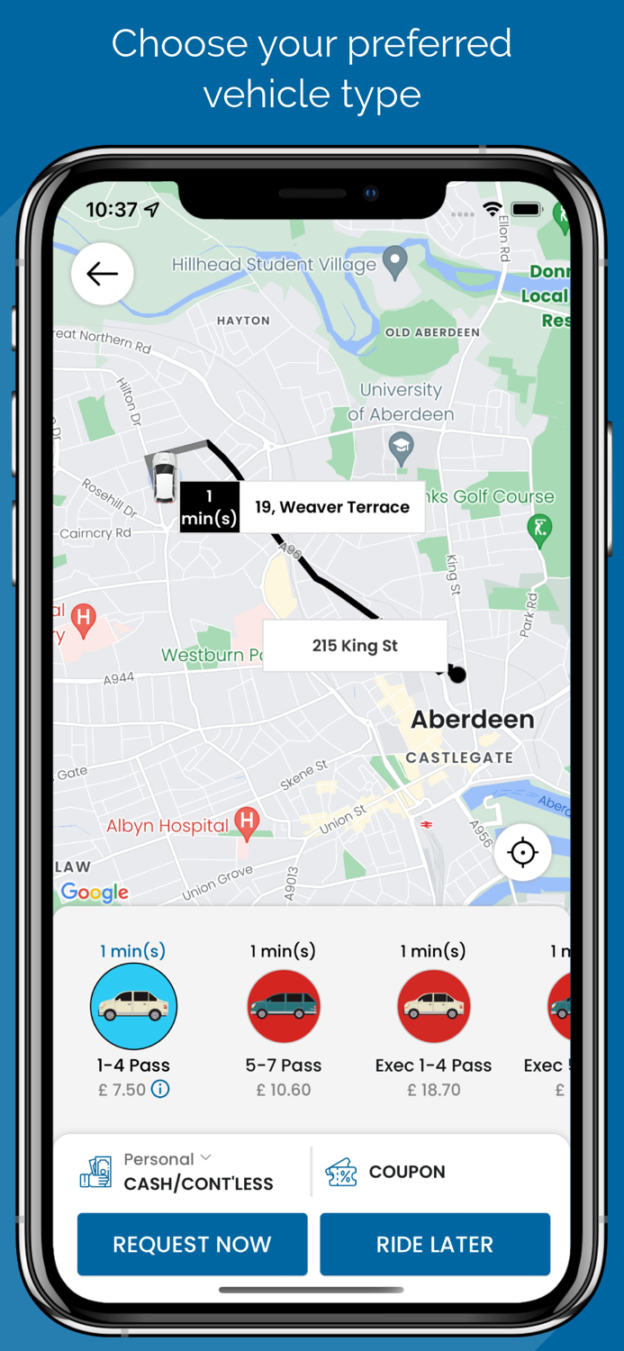 LeadRyde Taxi Cab Minicab