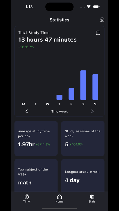 Study Timer App Screenshot