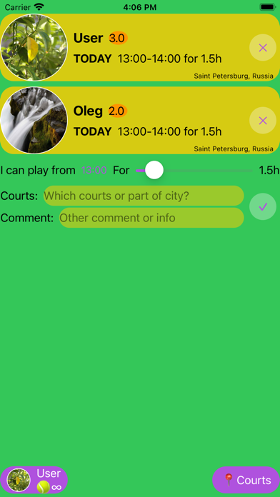 TennisFlow Screenshot