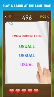 spelling test - learn to spell problems & solutions and troubleshooting guide - 3