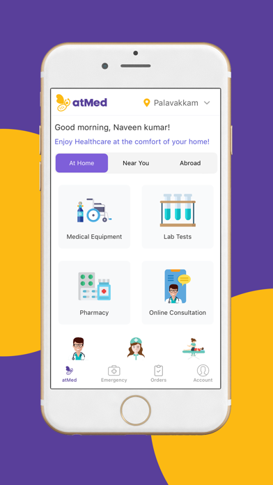 atMed Healthcare Screenshot