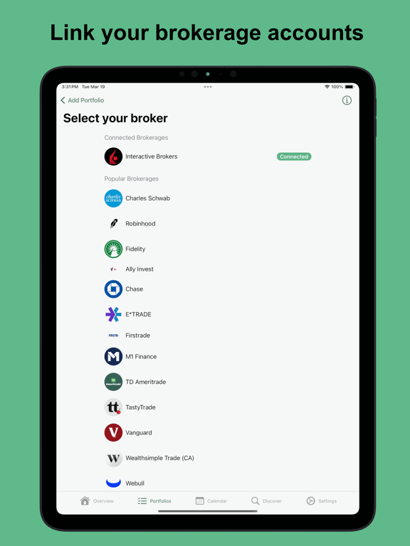 Dividend Tracker - DivTracker iPad screenshot 4 - Finance app