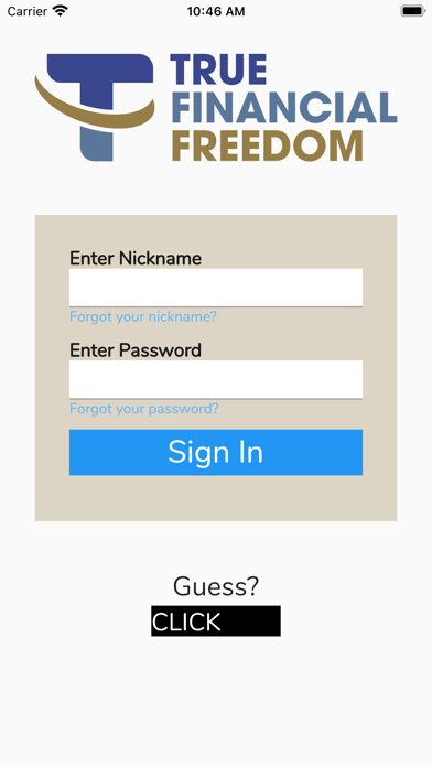 True Financial Freedom Screenshot