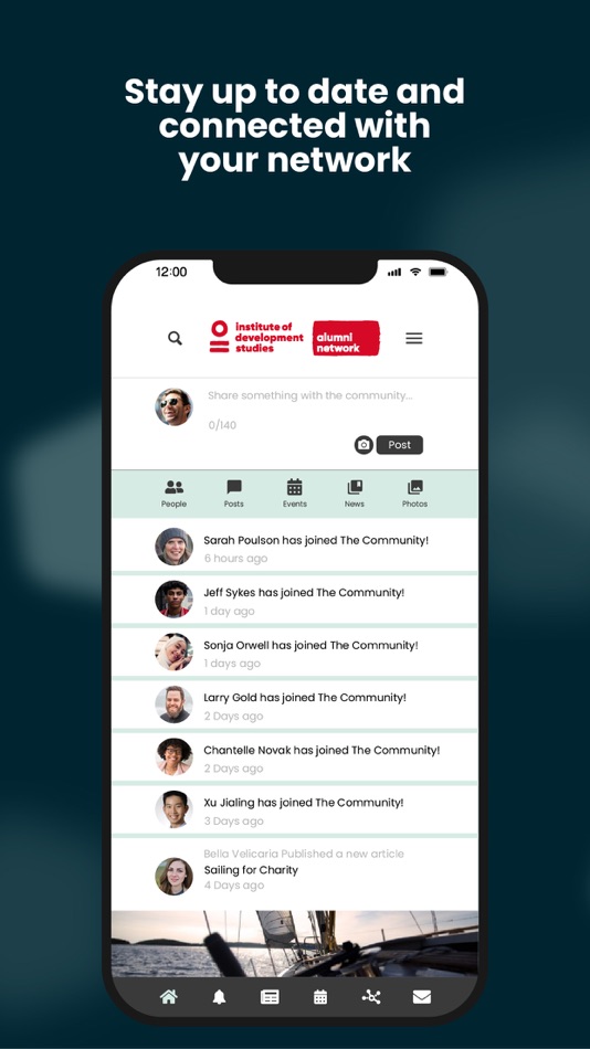 #1. IDS Alumni Network App (iOS) 由: Toucan Tech