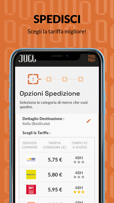 JUGO Spedizioni Screenshot