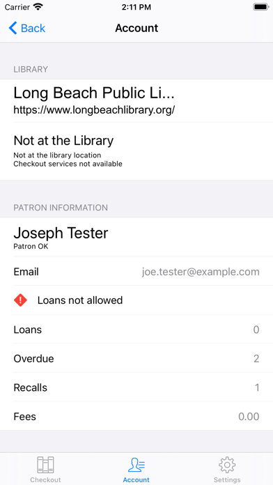 LBPLNY BOOKS: Self-Checkout Screenshot