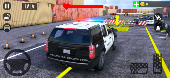 Police Car Parking Real Car