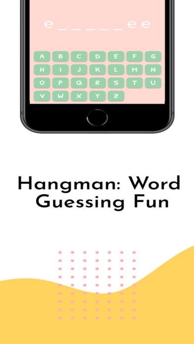 Hangman Word Guessing Fun Game Screenshot