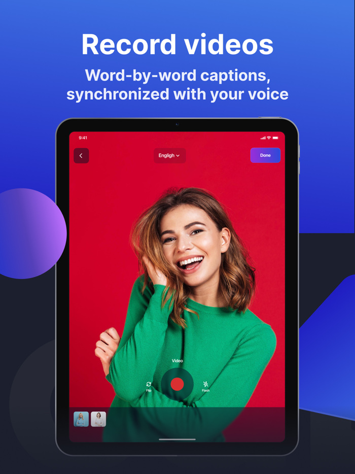 Threads. Subtitles for videos