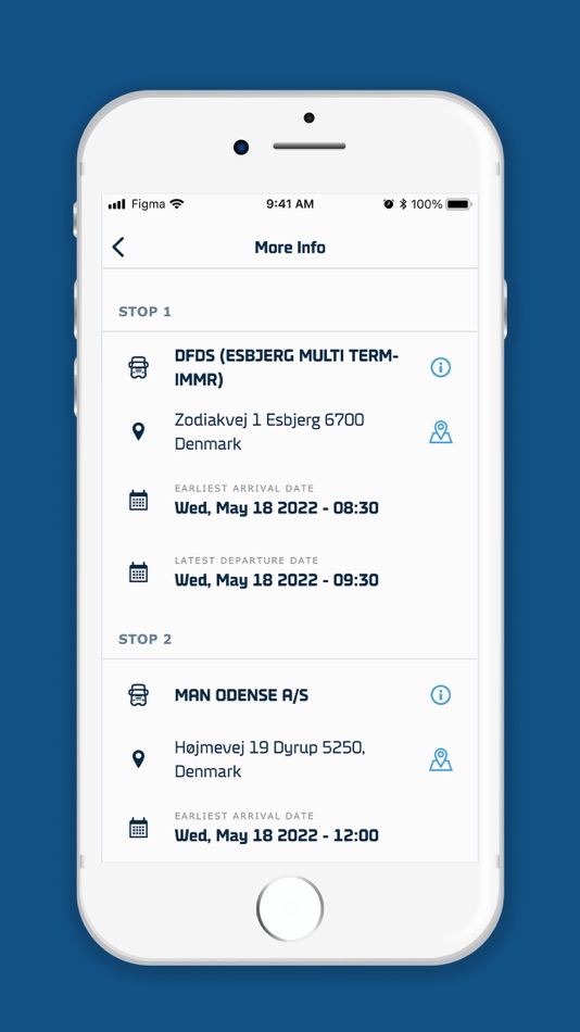 #5. DFDS - Logistics Driver (iOS) Podle: DFDS