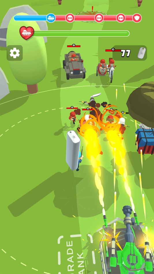 #3. Tank Commander 3D: Army Rush! (iOS) 由: MAD PIXEL