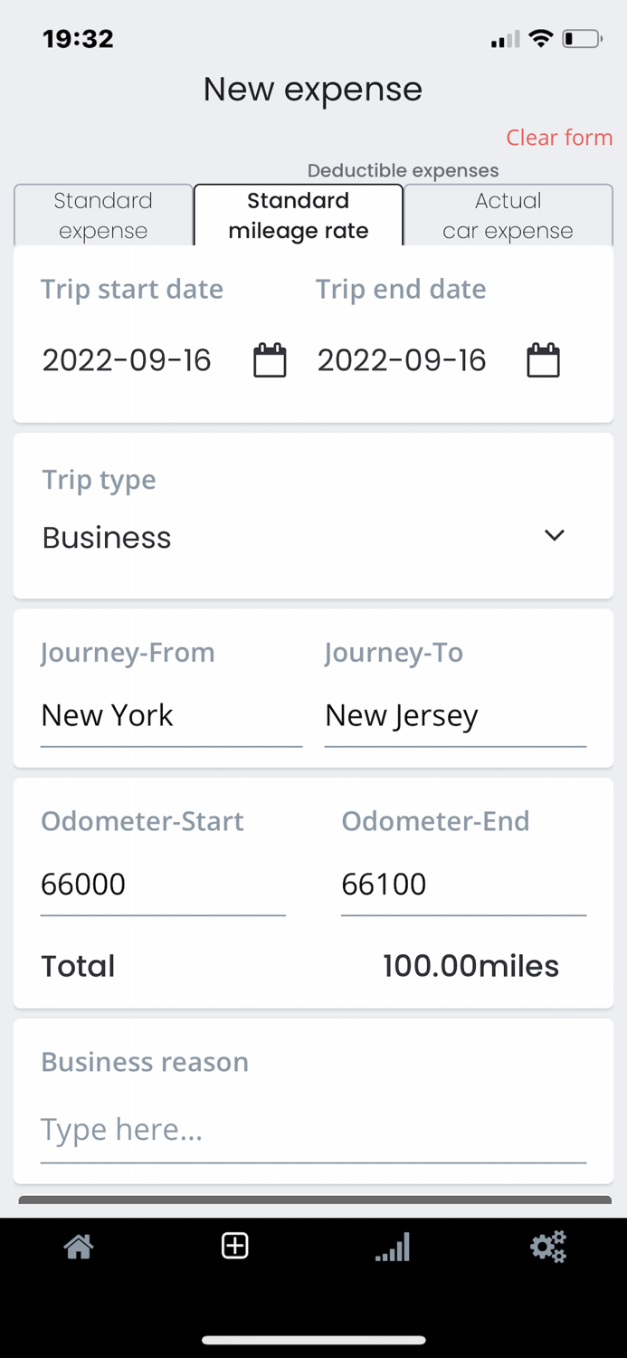 Car expenses tracker
