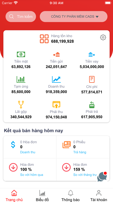 CADS Finance Screenshot