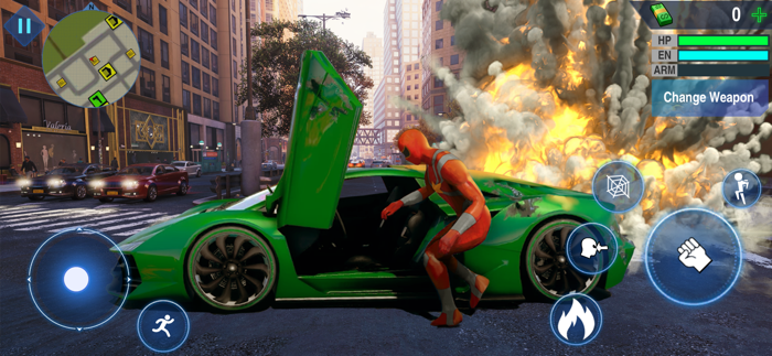 Super Rope Hero - Crime City