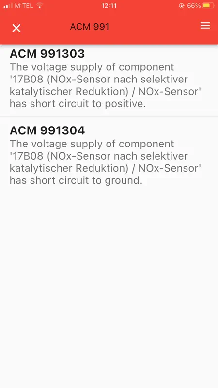 Mercedes Truck Fault Codes screenshot 2 of 5