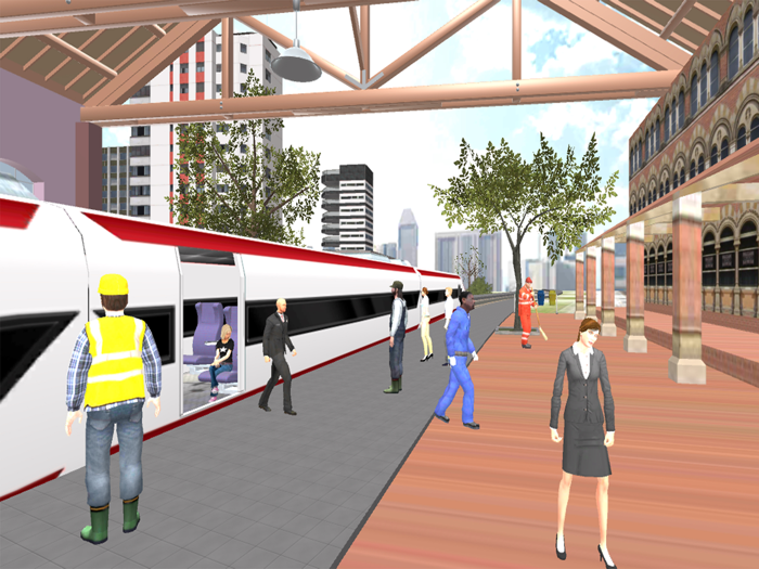 Bullet Train Simulator 3D