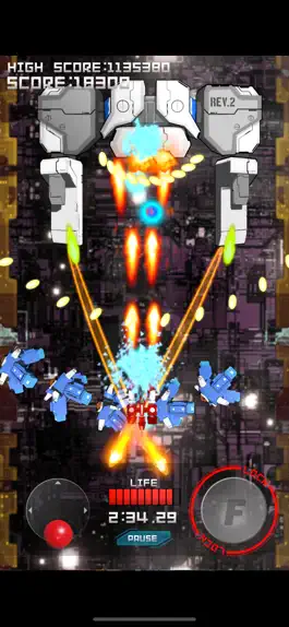 Game screenshot VerticalShmup-SPINNER VALKYRIE apk