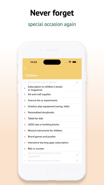 Gift Ideas Checklist screenshot-4