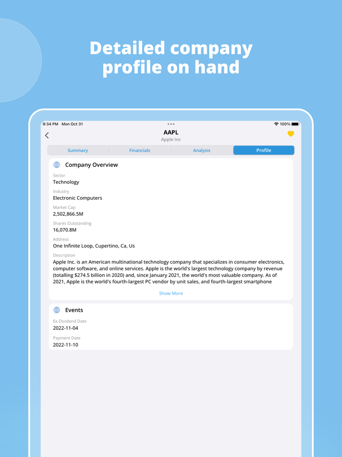 InStock Stock Market