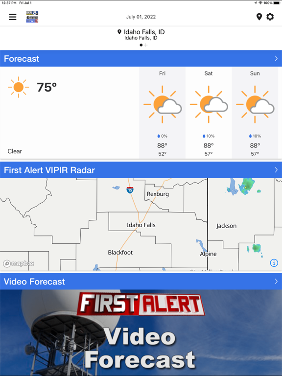 Screenshot #4 pour KIFI KIDK Weather