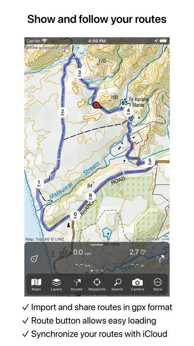 Topo GPS - Topographic maps Screenshot