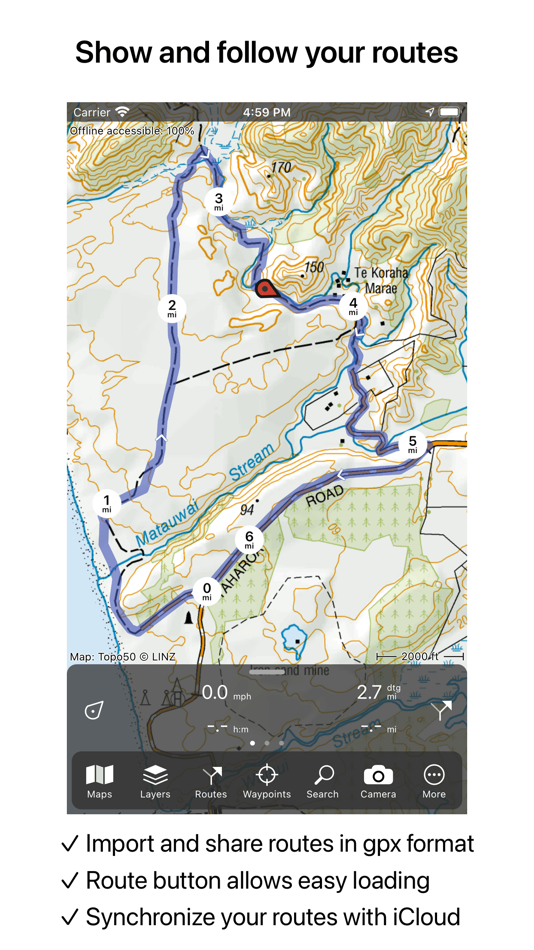 #2. Topo GPS - Topographic maps (macOS) 由: rdzl