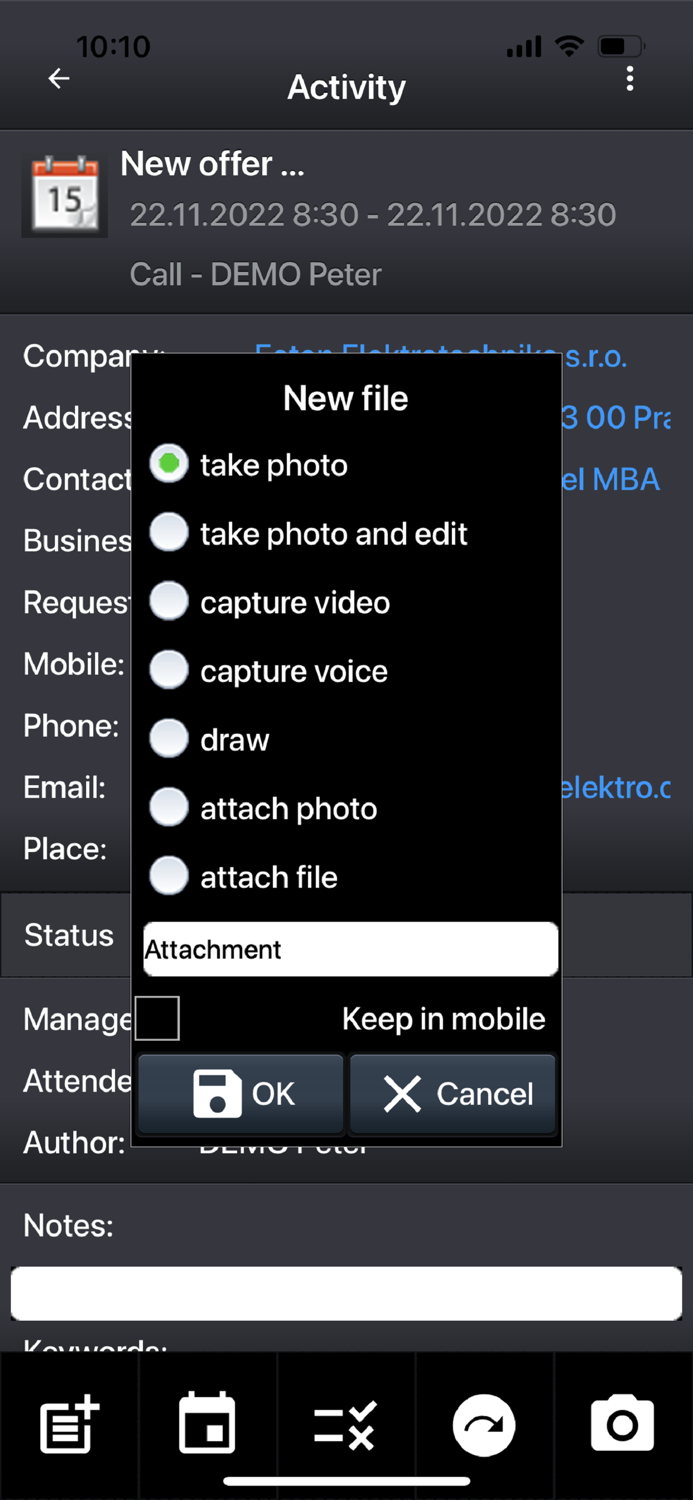 BusinessReport Mobile CRM