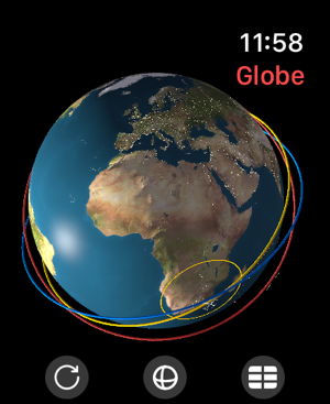 ‎ภาพหน้าจอ 3D ติดตามเรียลไทม์ของ ISS