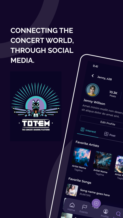 Totem: Concert Sharing Screenshot