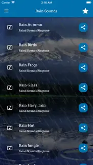 rain sounds ringtones iphone screenshot 2