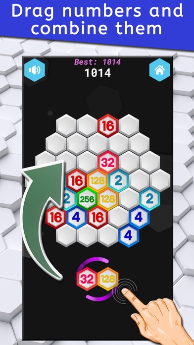 Hex Merge Puzzle Hexagon Block
