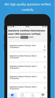 salesforce administrator exam iphone screenshot 1