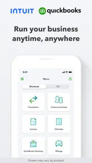 quickbooks accounting iphone screenshot 1