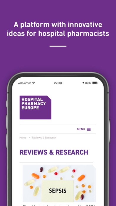 Hospital Pharmacy Europe Screenshot
