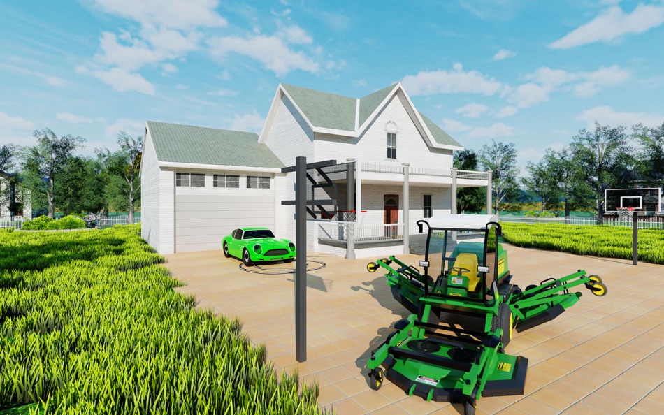 #2. Grass Cutting Game-Mowing Game (macOS) By: Giant Fish