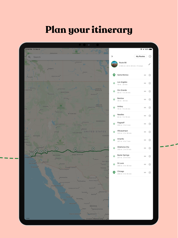 Roadie: Road Trip Planner & RV iPad screenshot 4 - Travel app