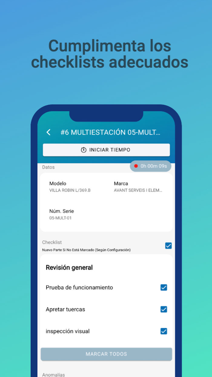 Móvil GMAO CLOUD Técnicos