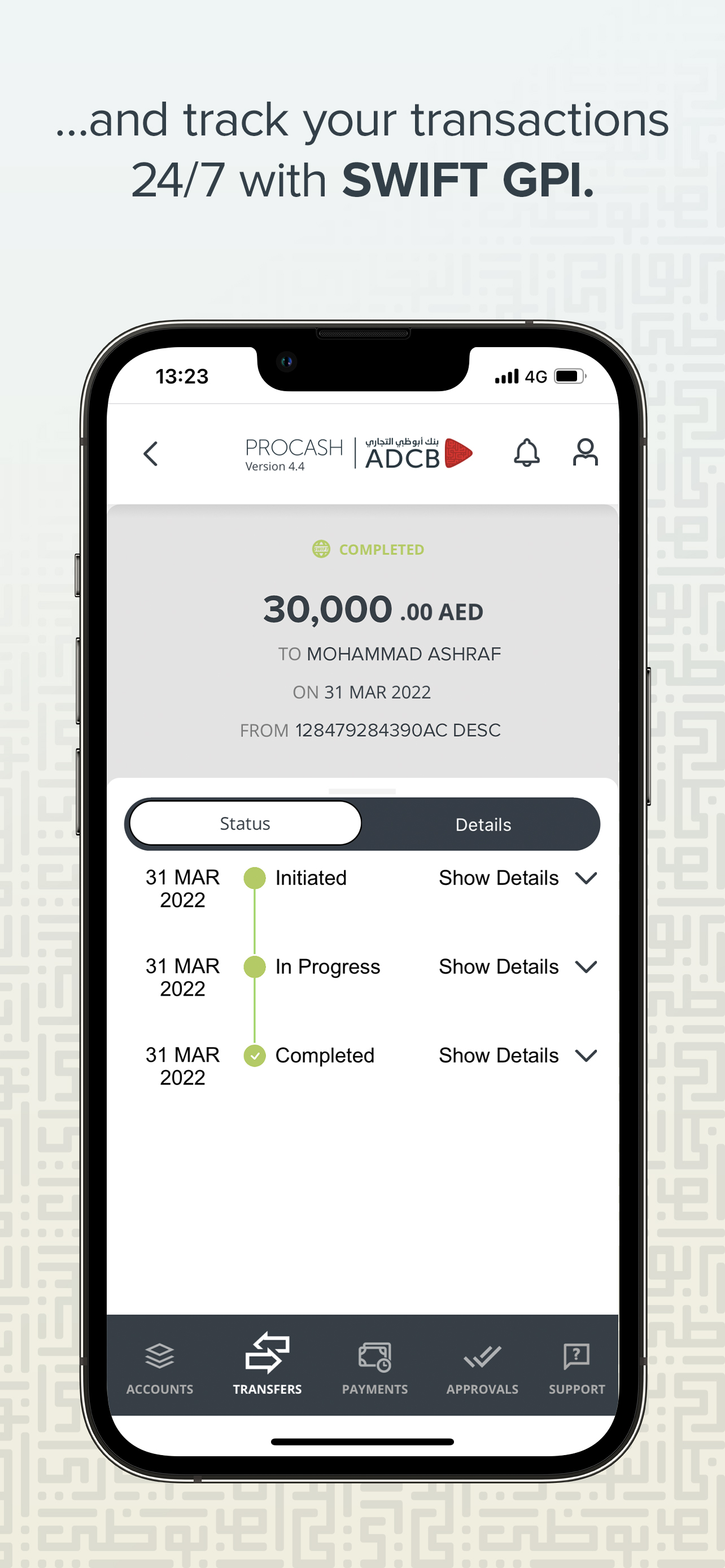 ADCB ProCash Mobile screenshot 8