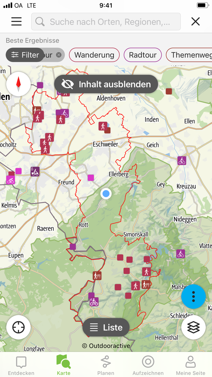 Tourenplaner Grünmetropole