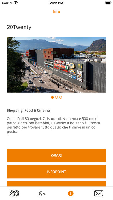 Twenty Shopping Food Cinema Screenshot
