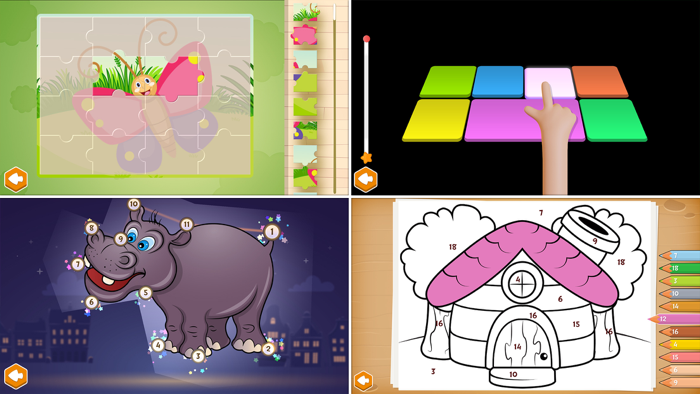 Puzzle games for kids learning