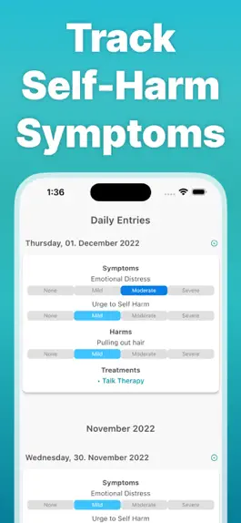 Game screenshot Self Harm Tracker & Recovery mod apk