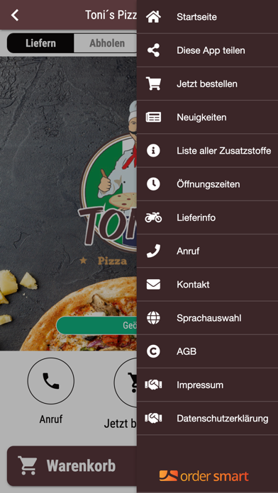 Toni´s Pizza Grünstadt Screenshot