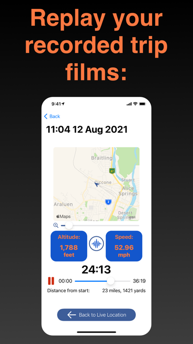 Screenshot #3 pour Speedo Trip: Private Recorder
